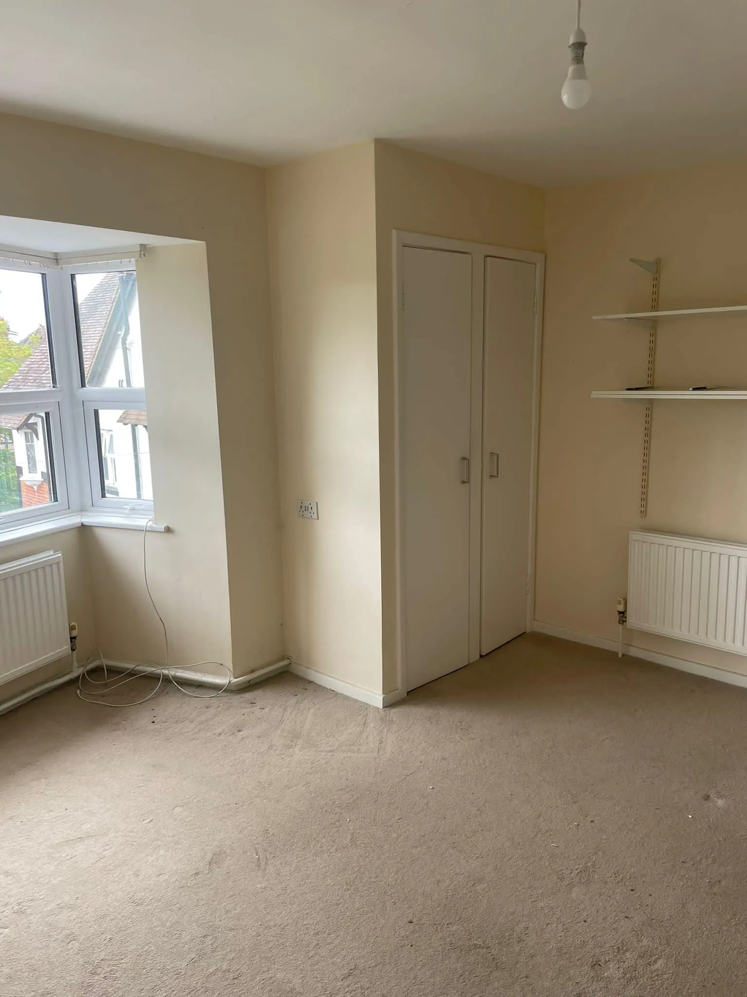 Empty house after being cleared out.